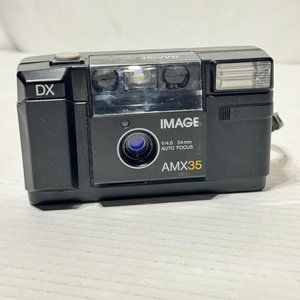📷 Vintage IMAGE MX35 Focus-Free Motorized Camera 35mm with Flash (UNTESTED)